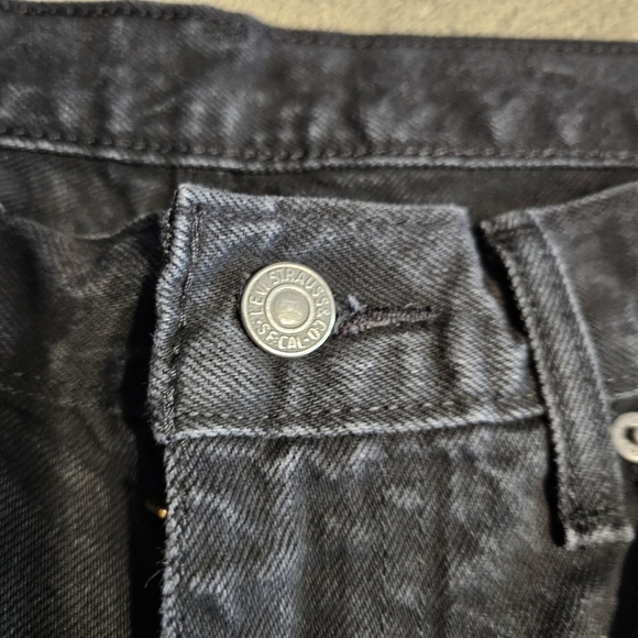 Levi's Dark Gray Denim Men's Shorts - Picture 3 of 7